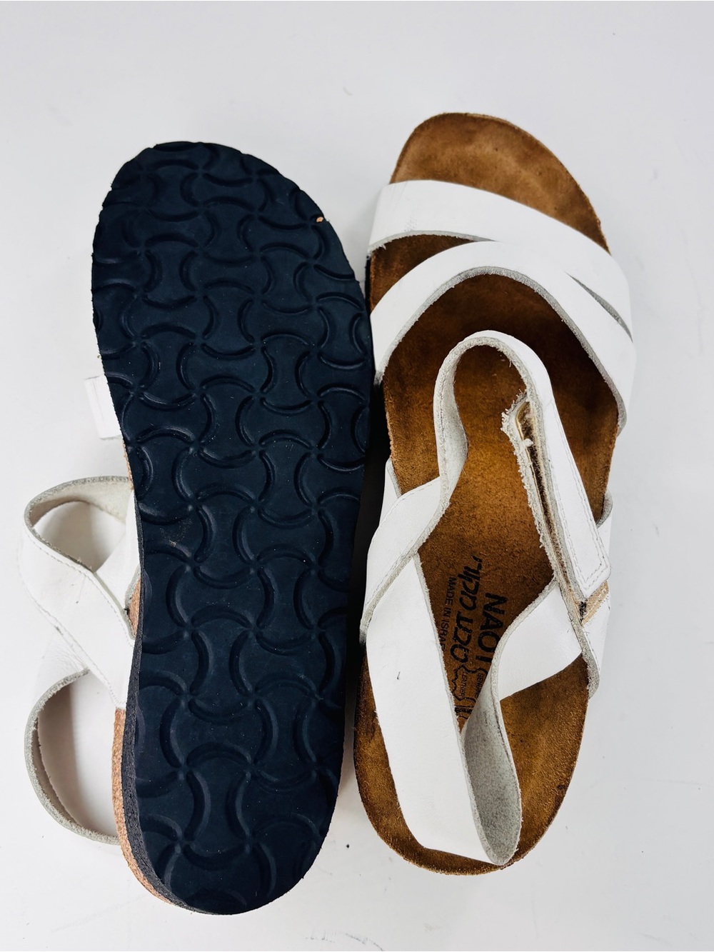 NAOT Kayla sandals size 40 European US leather strappy comfort shoe - Picture 7 of 7